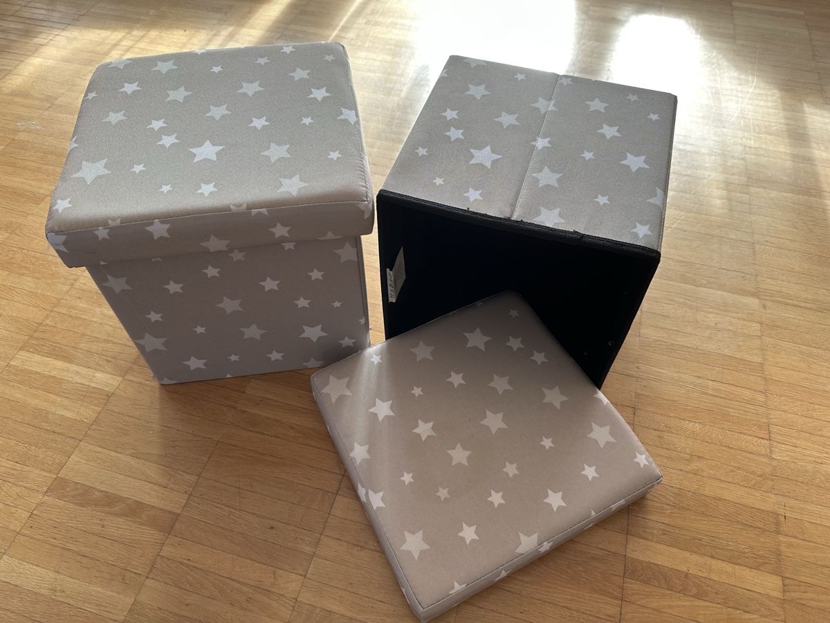 Hocker: Sitzboxen mit Stauraum – Neu (gemäss Beschreibung) aus Untersiggenthal von Sonnenschein015