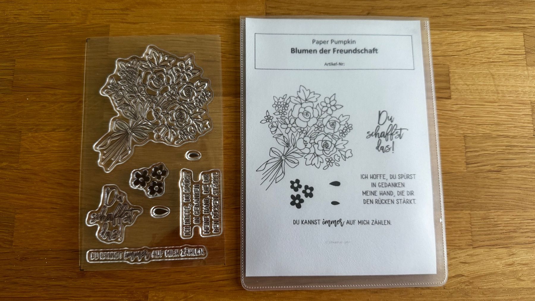 Stampin' up! Tampons: Stampin Up / Blumen der Freundschaft / A – D'occasion à Neukirch (Egnach) par muolen