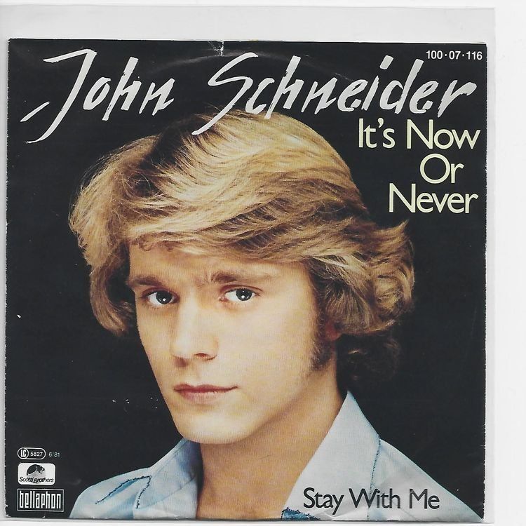Dischi in vinile: John Schneider  --  It`s now or never  Single7 – Usato da Rheinau venduto da thespecials