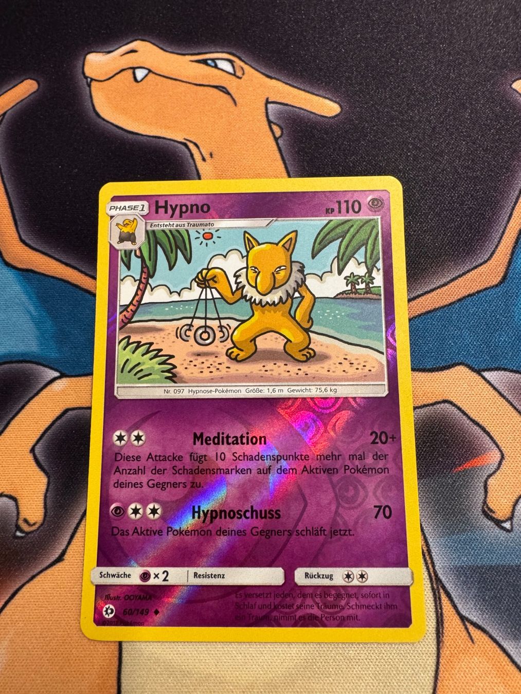 Pokémon Sammelbilder & Trading cards: Hypno (SUM 60) - Reverse Holo - Sonne & Mond – Neu (gemäss Beschreibung) aus Bülach von Pfrenzel