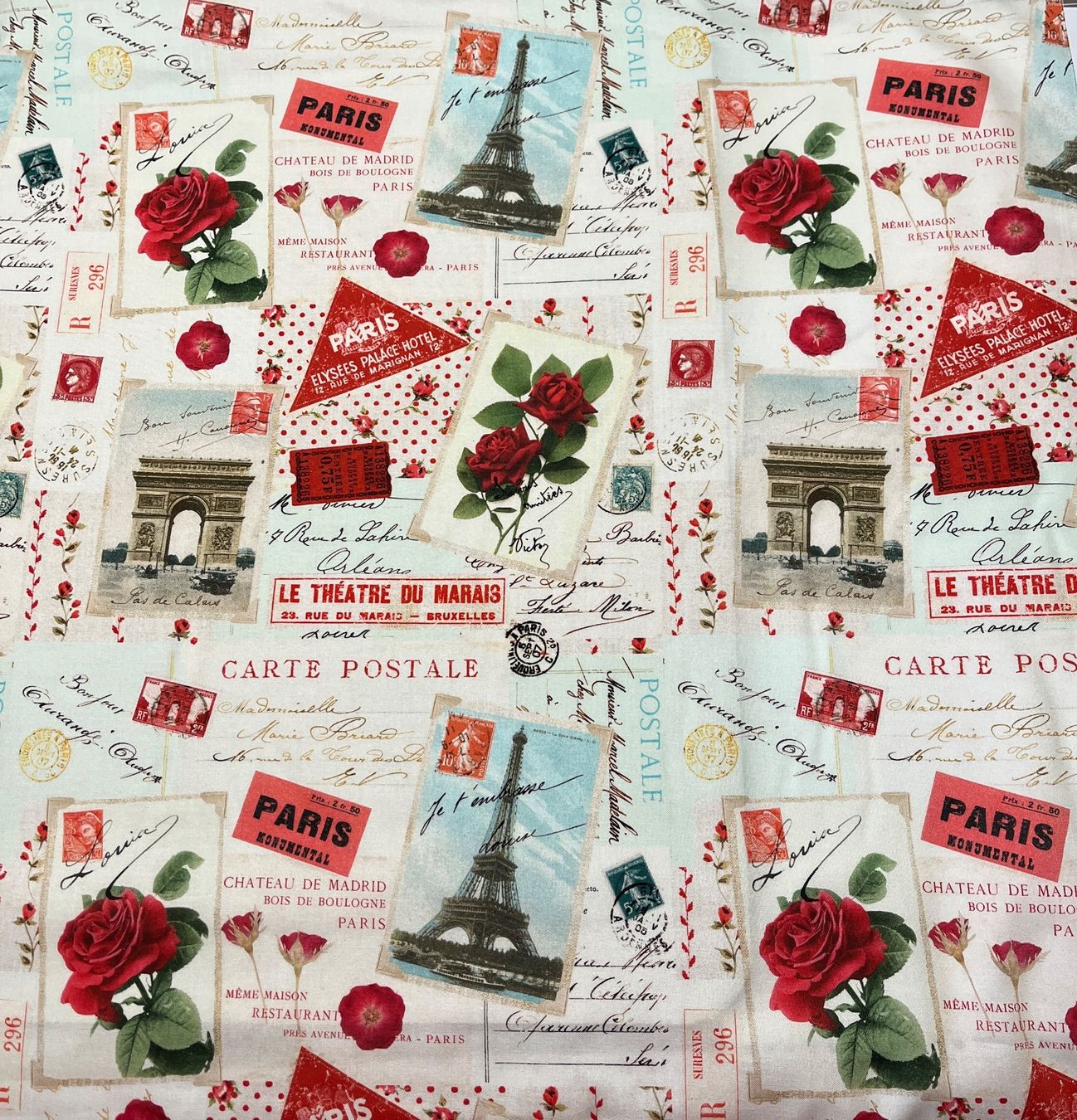 Tissus: Patchworkstoff Paris 2 – Neuf (Voir description) à Seuzach par KreativmitStoff