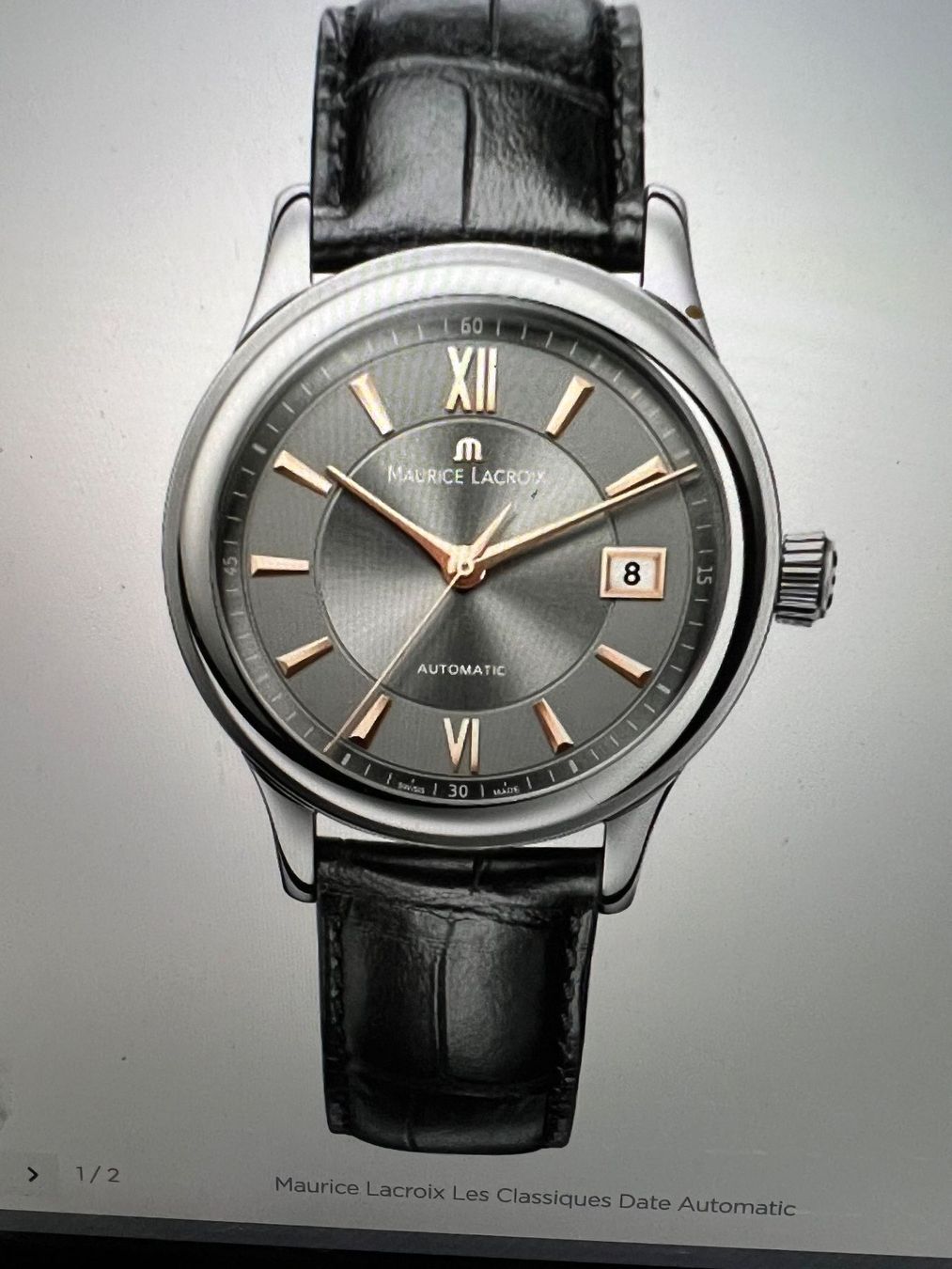 Maurice Lacroix Orologi: Maurice Lacroix Les Classiques Date Automatic – Nuovo e nell'imballaggio originale da Bülach venduto da Glatt94
