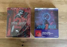 John Wick 2 & 3 Steelbook Blu-ray neuwertig