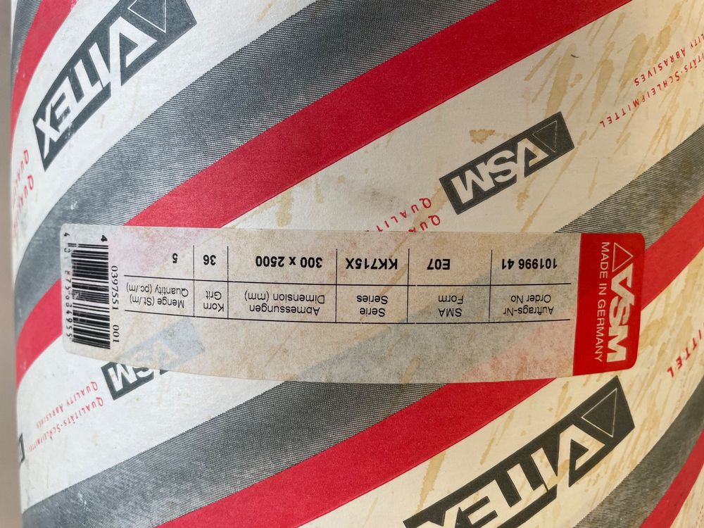 4 X 36 Zoll 120er Körnung Schleifband | Premium Aluminiumoxid