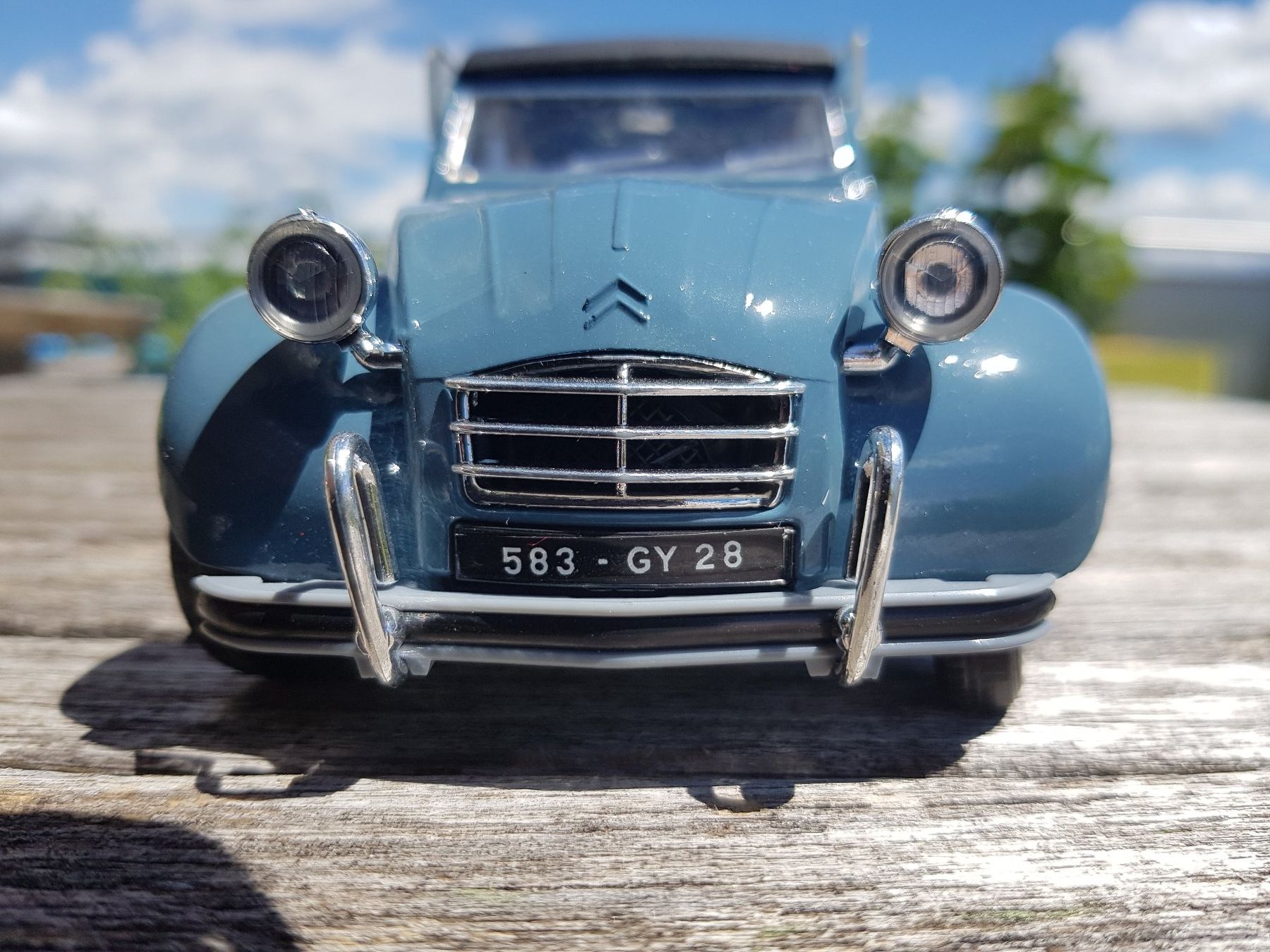 Solido Modellautos: 2 CV Döschwo Modellauto 1966 blau – Gebraucht aus Jona von dampfnuggi