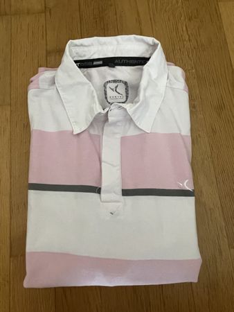 Polohemd Domyos gestreift Grösse XL guter Zustand