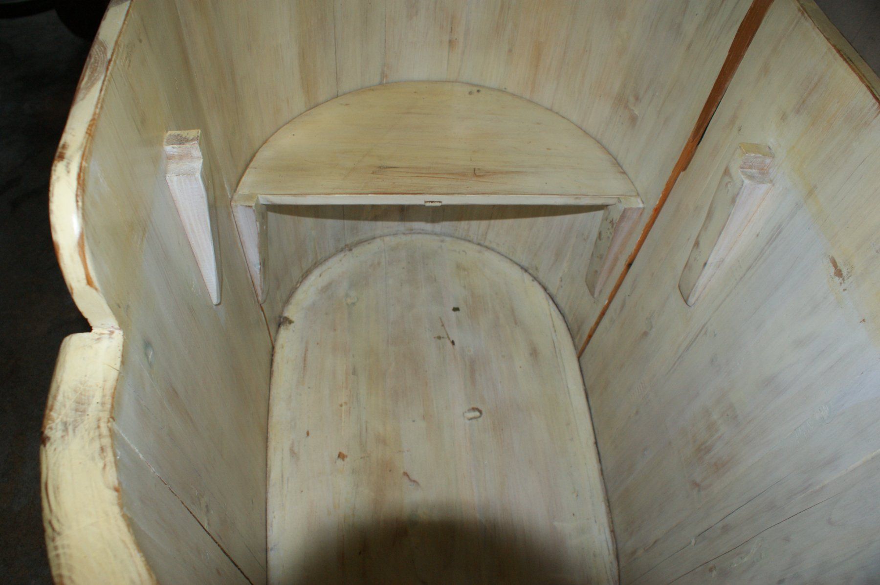 Badewannen: Sitzbadezuber, Sitzbadewanne aus Holz. – Defekt aus Uetendorf von Neidem 4