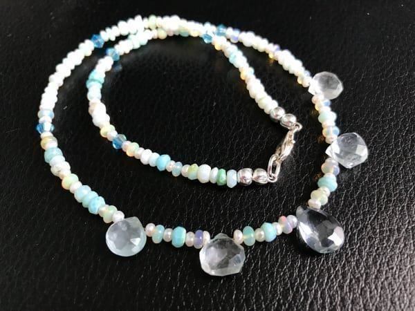 Catenine: Rares afrikanisches Opalstein Collier – Nuovo (secondo la descrizione) da Basel venduto da Chili007 4