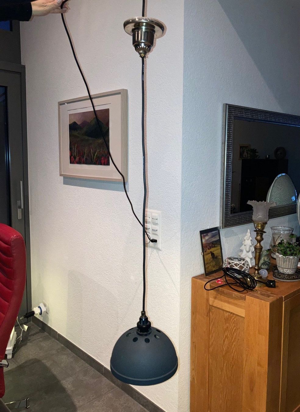 Lustres & lampes de plafonds: Vintage Deckenlampe Loft Industrielampe Leitz – D'occasion à Büsserach par Urkundenflora 4