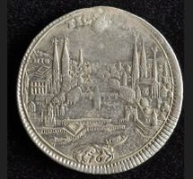 Halbtaler 1767 Stadt Zürich, Stadtansicht