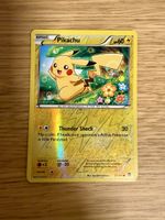 Pokémon Karte Pikachu 27/111 Holo gebrauchter Zustand