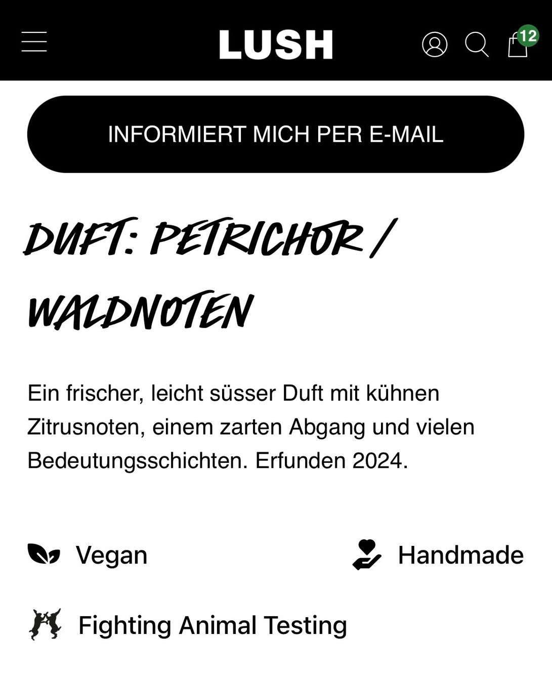 Lush Profumi & Eau de Toilette: Lush The Dew on Their Hems Eau de Parfum - Duftprobe - 2 ml – Usato da Zürich venduto da deruja 2