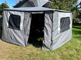 Alu-Cab 270° Markise Seitenteile LINKS – Nur 4 Tage genutzt!