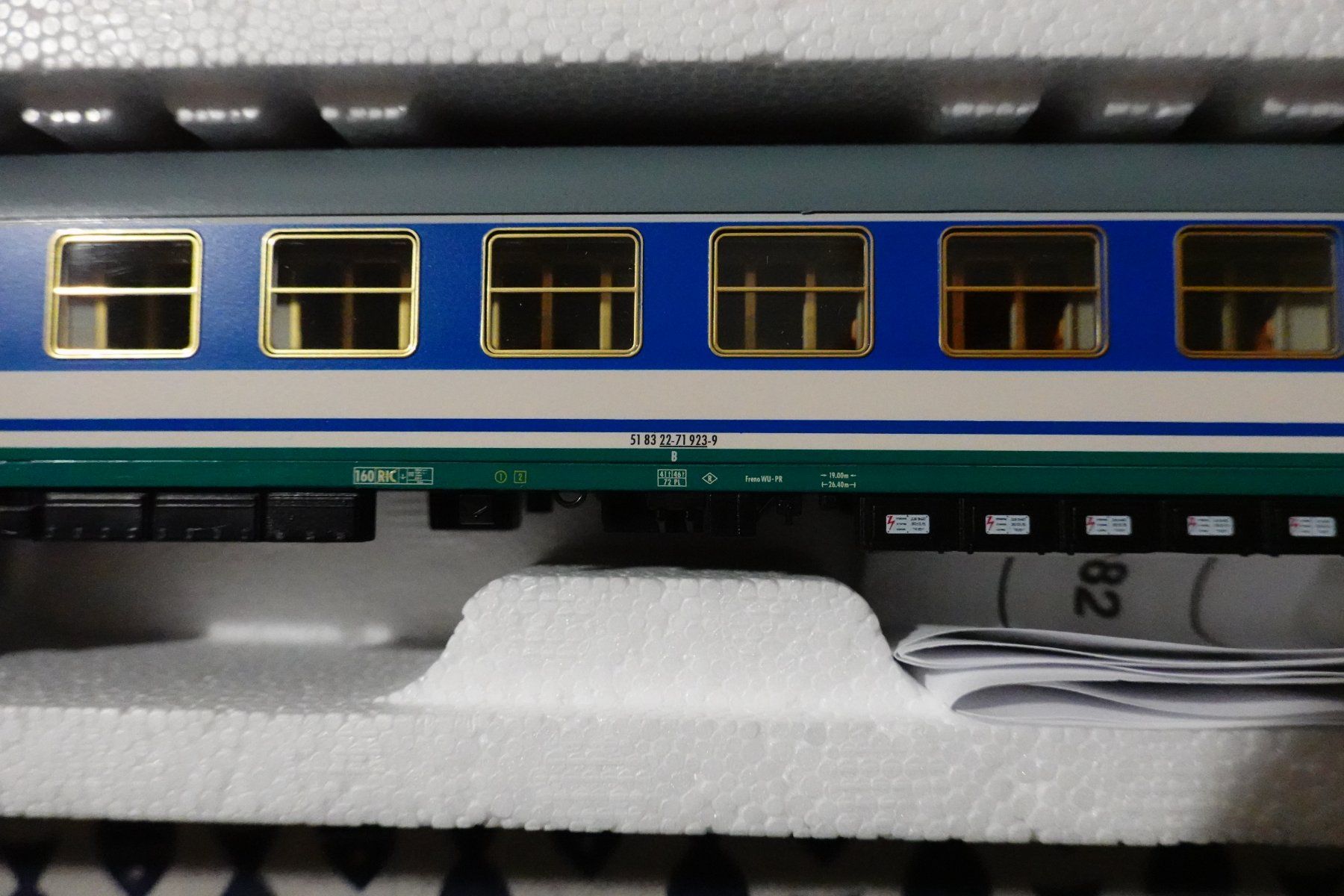 Roco 45182 FS UIC Wagen 2.KL, HO, GL.Neu. (Neu und originalverpackt) in ...