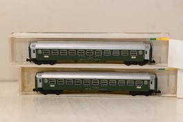 Minitrix SBB Personenwagen 2 Kl Spur N mit OVP