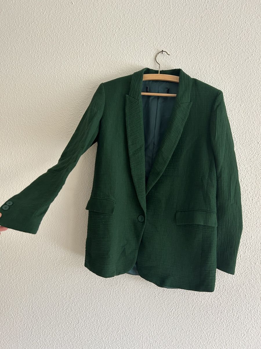 Zara Giacche: Veste blazer vert foncé chic, taille S – Usato da Morges venduto da cat_6cm9 2