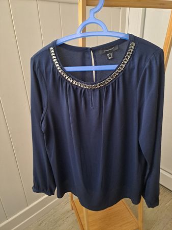 Damen Bluse dunkelblau Gr. 42