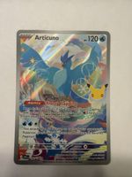 Pokémon Karte Articuno 132/128 Celebrations Zustand neu