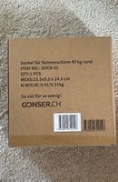 Sockel für Sonnenschirm rund NEU