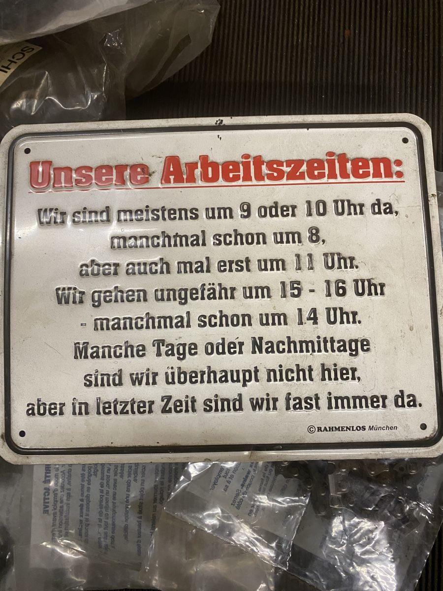 Schilder: Blechschild  – Gebraucht aus Menzingen von Edelmuni7 2