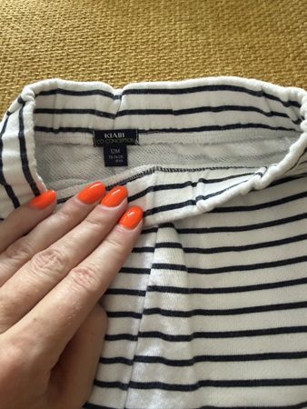 Baby Hose Ringelmuster Grösse 74, 9 Monate Sommer Frühling 4