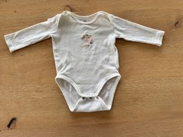 H&M Babybody Strampler Gr 62, mit Katze