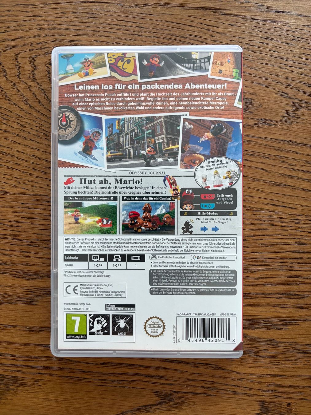 Nintendo Giochi: Super Mario Odyssey für Nintendo Switch – Usato da Wald ZH venduto da Apy 1