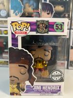Funko POP! Rocks Jimi Hendrix (Guitare Brûlante) Edition Lim