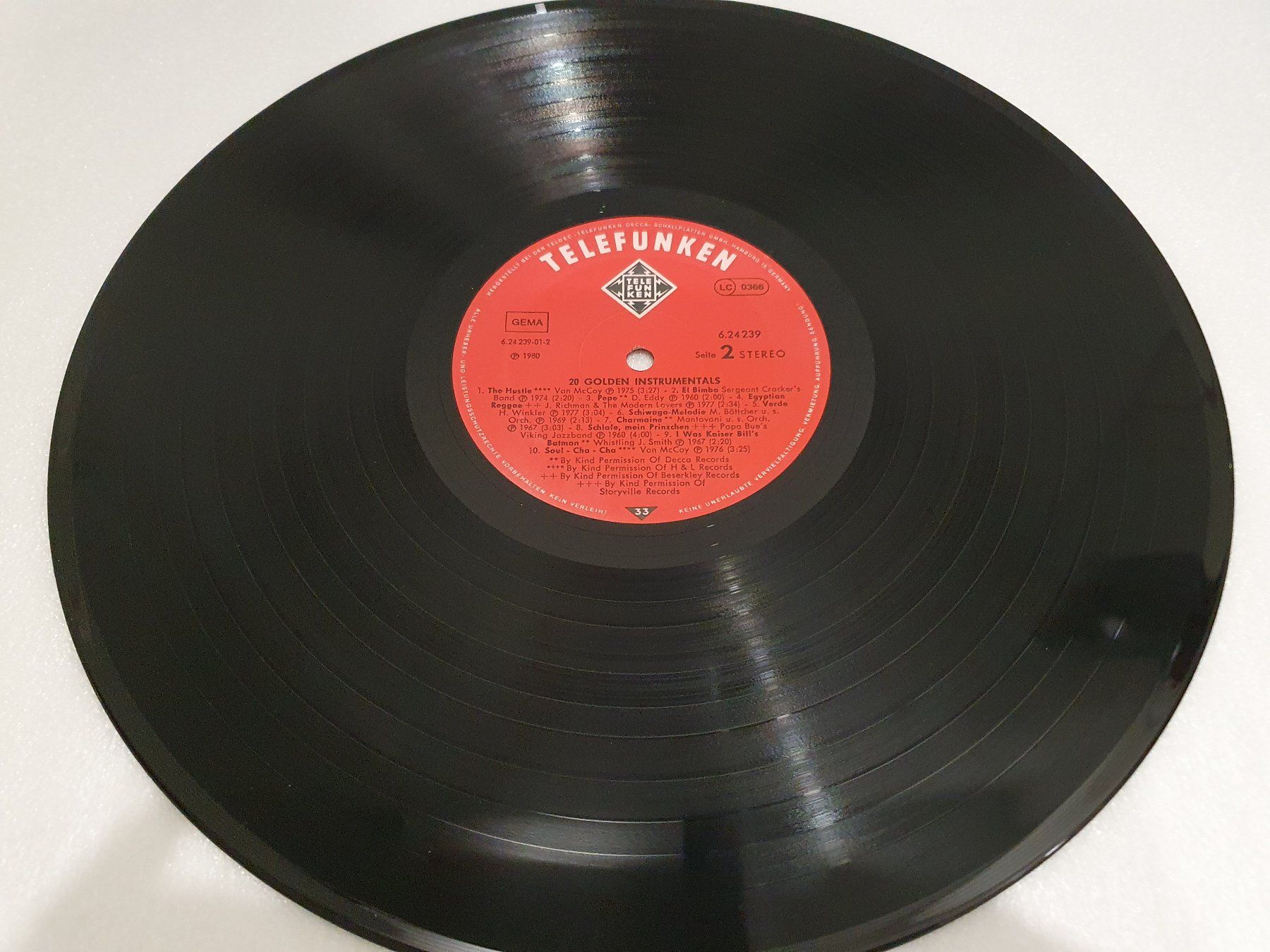 Dischi in vinile: 20 Golden Instrumentals – Usato da Uster venduto da Vinyl-Leidenschaft 4