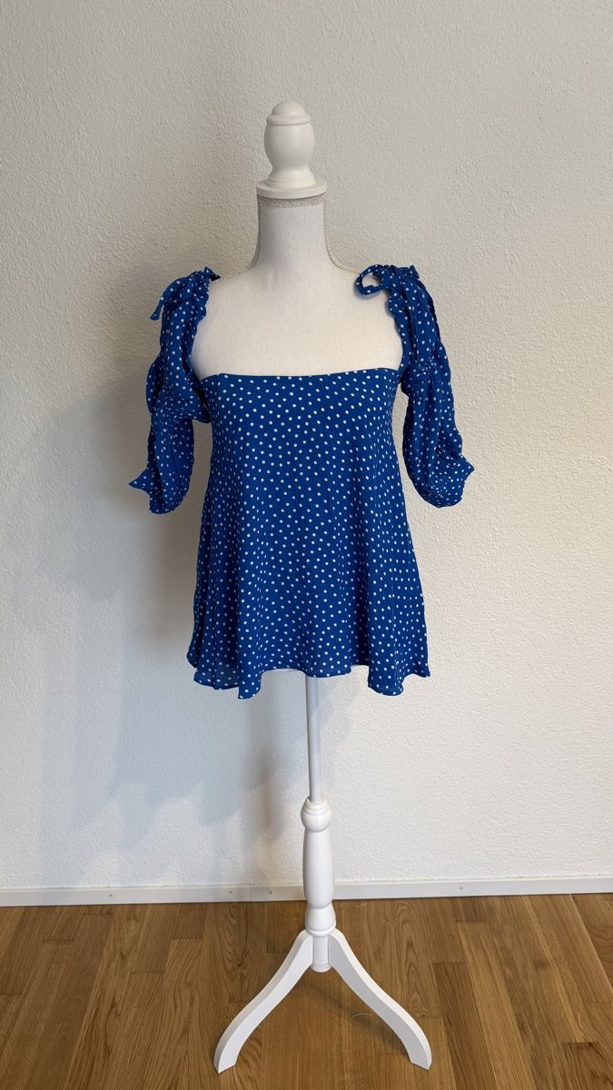 Zara Top: Zara Top Dots S Blau – Nuovo (secondo la descrizione) da Liestal venduto da kurz.weilig