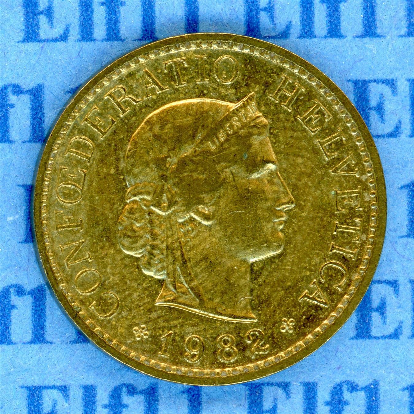 Tutti le monete: CHF___0.05 1982 vz 5 Rappen – Usato da Widnau venduto da Elf11