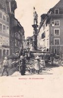 Solothurn St. Ursusbrunnen sehr belebt