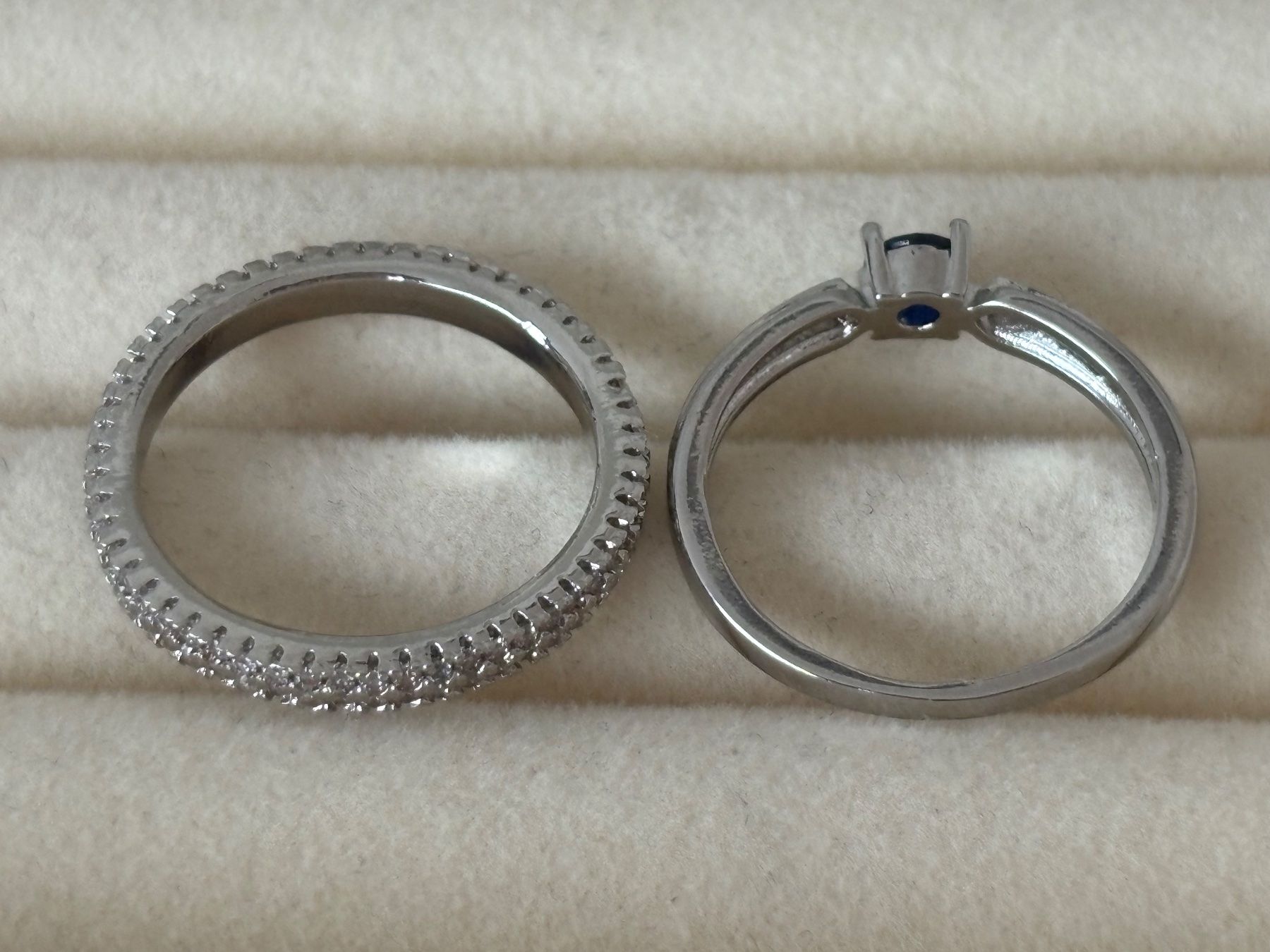 Anelli: Luxus Elegante Gr.19/9 Duo Ring Memoire Farbe : Silber – Nuovo (secondo la descrizione) da Biel-Bienne venduto da Roserosse13 4