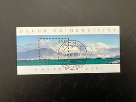 Island 2001 Tag der Briefmarke Block 29   ET-o  (A1058)
