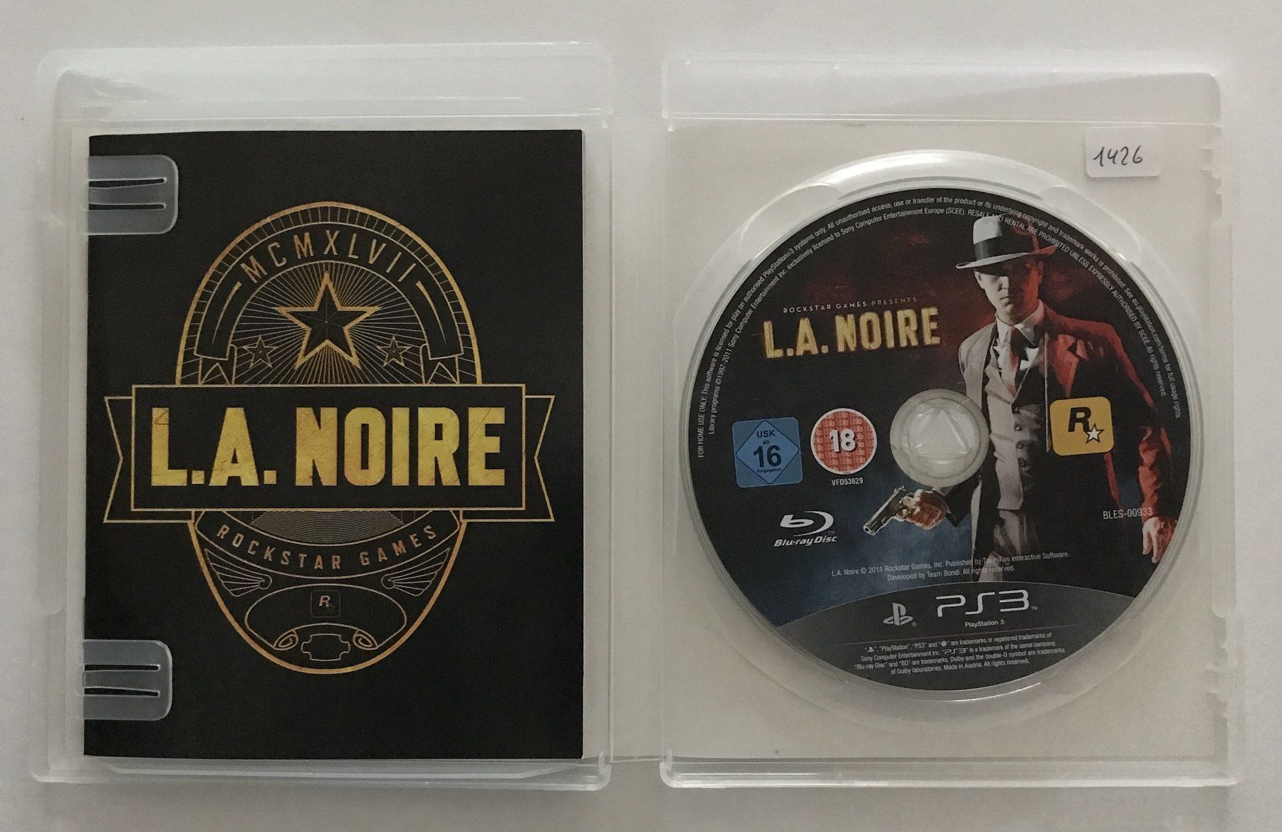 Giochi: PS3 - L.A. Noire – Usato da Allschwil venduto da Bullach 1