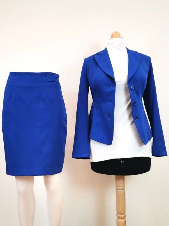 ASHLEY BROOKE Elegantes Damen Kostüm Blazer & Rock Gr. 34