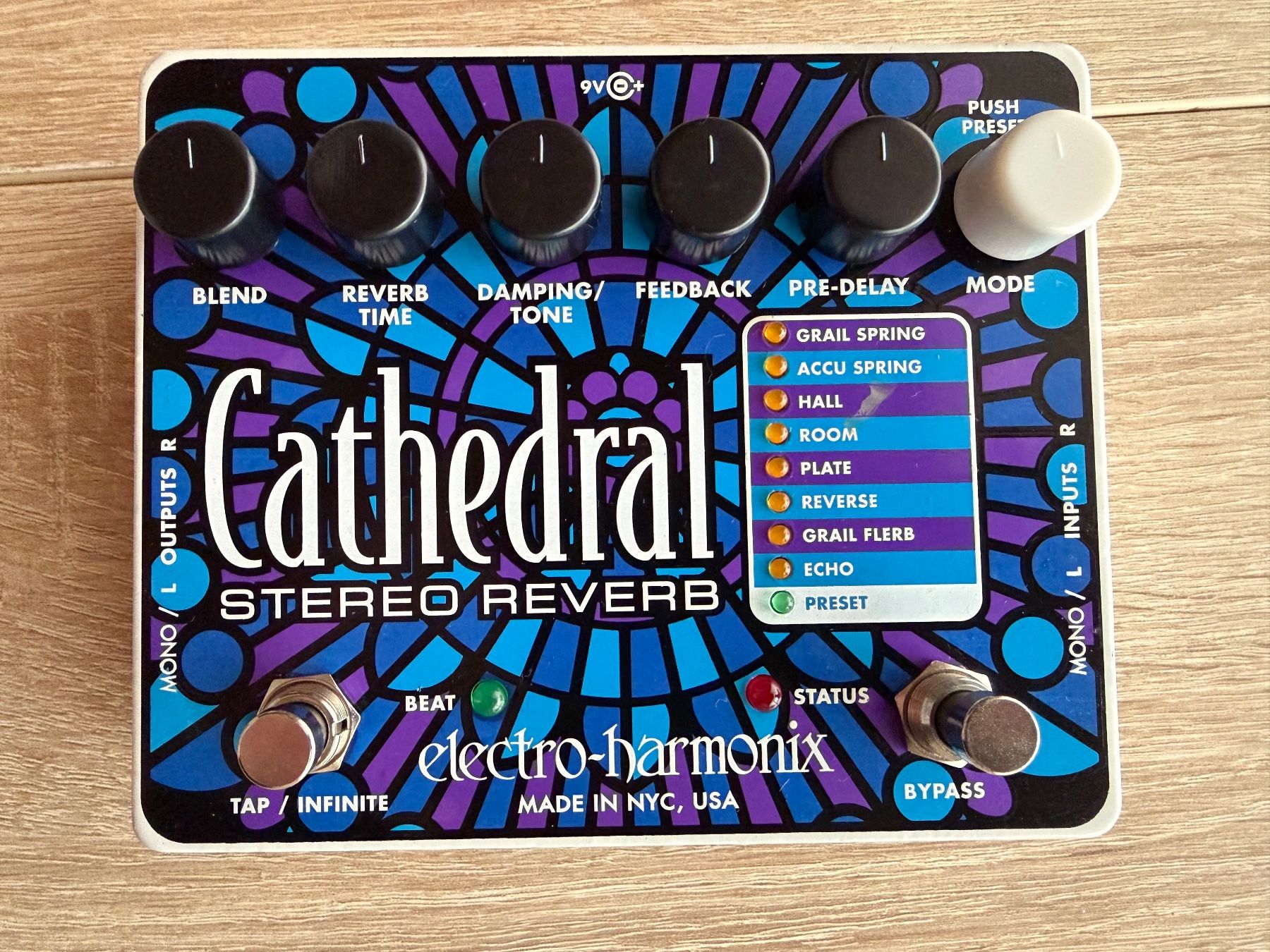 Electro-Harmonix Strumenti musicali: ELECTRO-HARMONIX CATHEDRAL STEREO REVERB & PRE-DELAY RARE! – Nuovo (secondo la descrizione) da Sion venduto da Hobby-mania 1