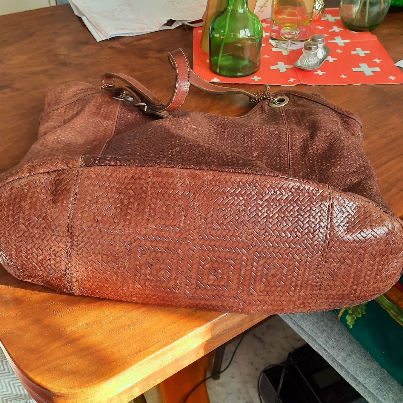 Navyboot Borse da donna: **Schicke Navyboot Ledertasche, Vintage. – Usato da Hinwil venduto da Wuschi40 7