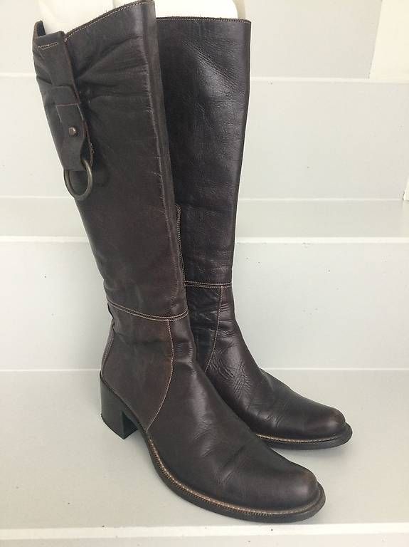 Coccinelle Scarpe da donna: Coccinelle Lederstiefel Gr. 38 – Usato da Riehen venduto da Sina13 1