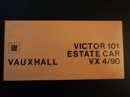 Prospekt Preisliste Vauxhall Victor 101  VX 4/90