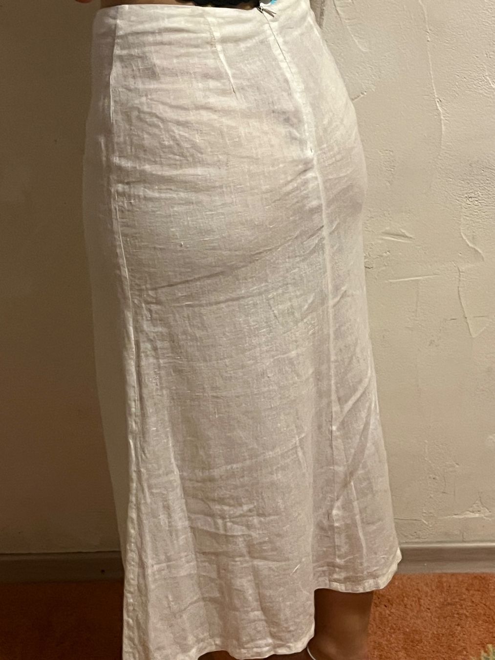 Gonne: Pure Lino Summer Skirt White – Usato da Porsel venduto da ali_tdk9 4