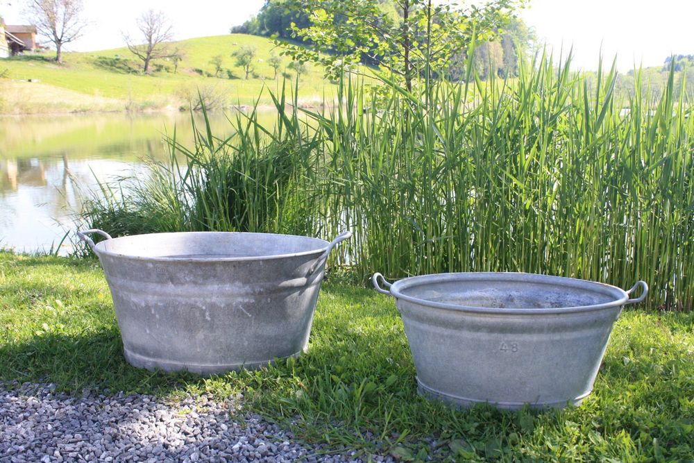 Gelte Wanne Zuber Zinkwanne Kräuterbeet Pflanzwanne Garten Kaufen auf