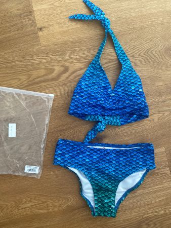 Bikini Meerjungfrau, Grösse Child XL neu mit Etikett