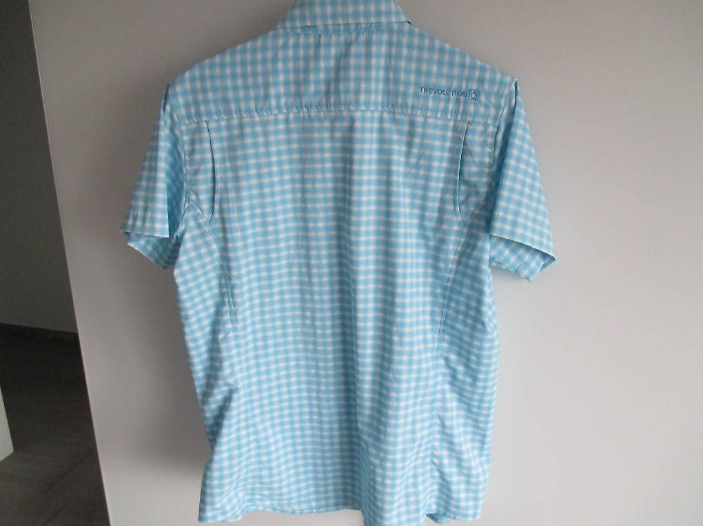 Camicette: Bluse/Wanderbluse von Trevolution, Gr. 40, hellblau/weiss – Usato da glattfelden venduto da carlo046 3