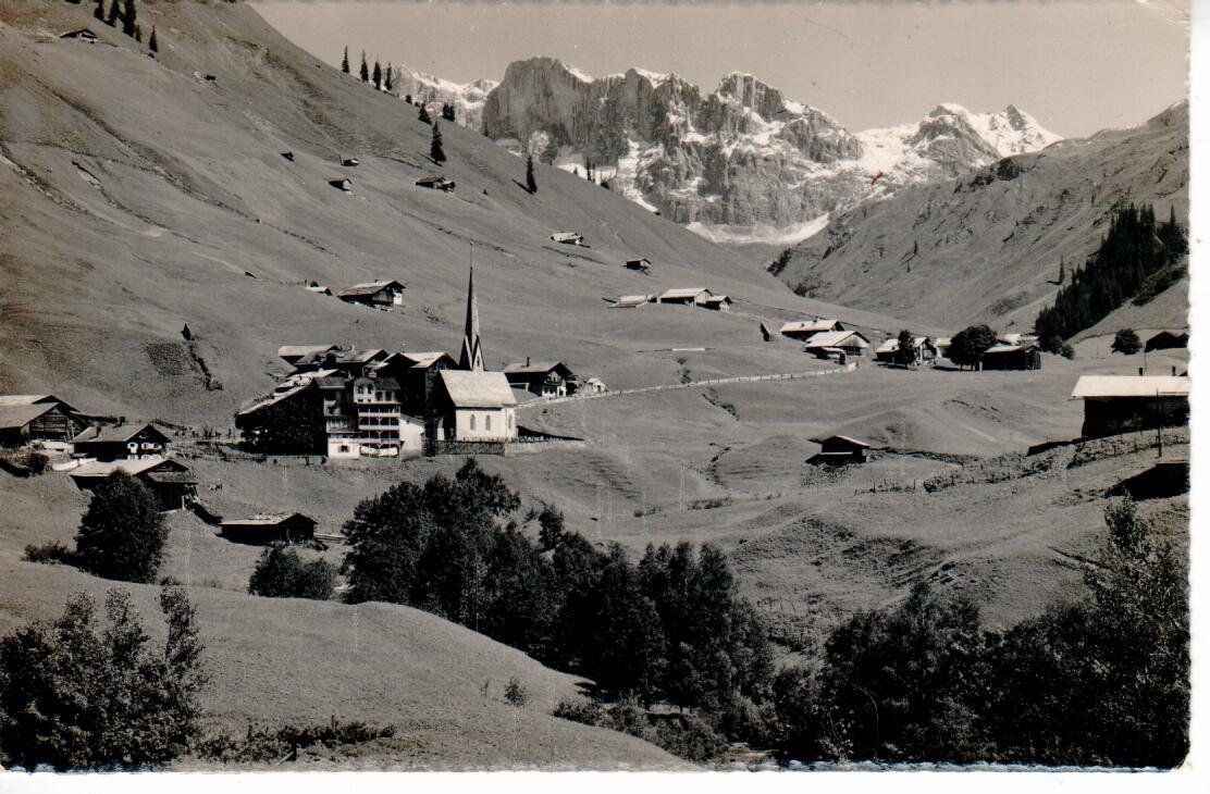 Cartoline postali: St. Antönien 1950 – Usato da Wolhusen venduto da Curver9
