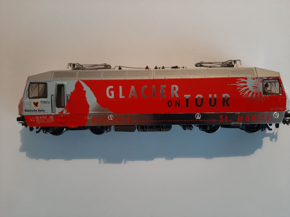 Bemo Modelleisenbahnen: Bemo H0m 1359 161 RhB Ge 4/4 III 651 "Glacier on Tour" Sound – Gebraucht aus Thun von Schwarzsee48 2