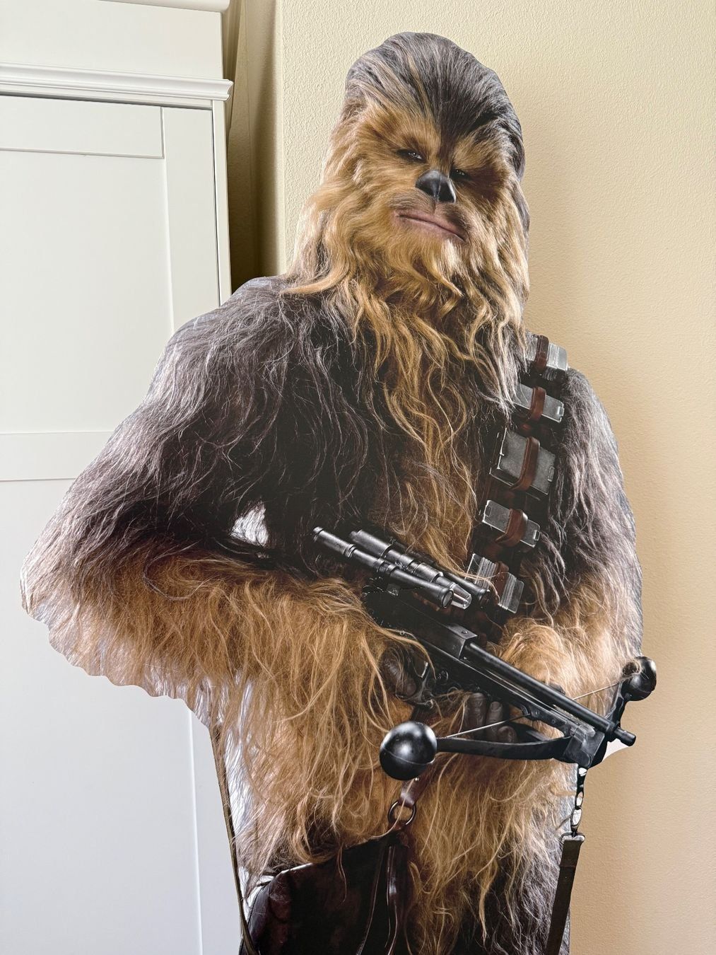 Star Wars Statuette: Chewbacca 194 cm, Star Wars Ausschnitte, Karton Ständer – Usato da Uetikon am See venduto da Goldberg2 1