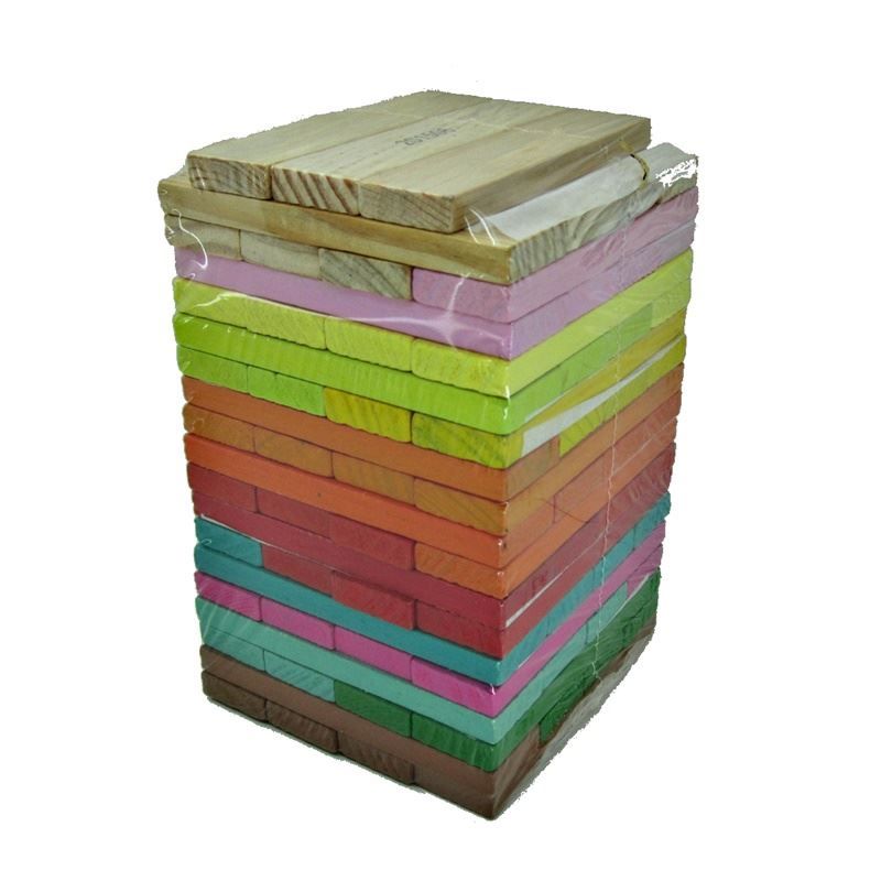 Kit di costruzioni: Holzbausteine Konstruktion, Bunt, 75 Stk – Nuovo e nell'imballaggio originale da Wettingen venduto da Swala 2