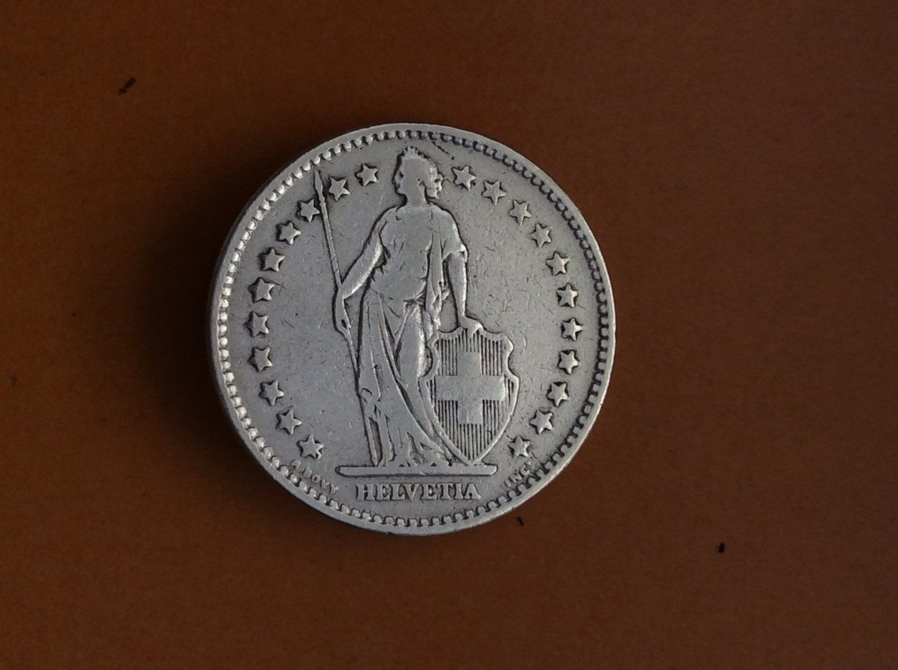 Alle Münzen: 2 francs  1920  Belle – Gebraucht aus Genève von pie_fh2d 1