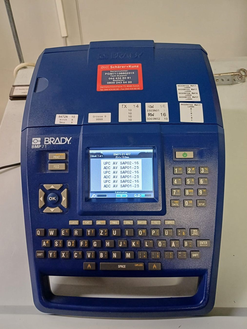 Stampanti: Brady BMP71 – Usato da Sursee venduto da Network_41AG
